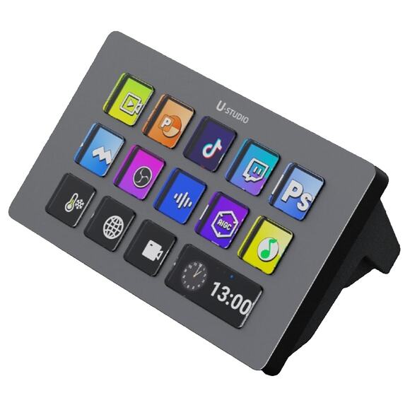 ULANZI Other - ULANZI Stream Controller Macro Keyboard D200 U-Studio Macro Pad 14 LCD Keys, 13